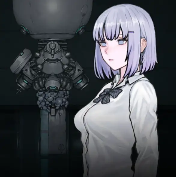 青色大脑 游戏角色插画